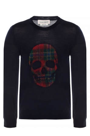Wool sweater with skull motif, zdjęcie 1 Wool sweater with skull motif od Alexander McQueen